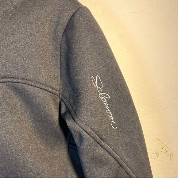 SALOMON LADIES COAT LARGE BLACK EVERYDAY CASUAL outdoors capsule minimalist - Picture 8 of 16